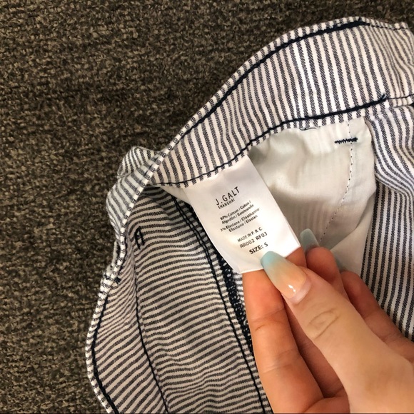 Brandy Melville/John Galt Striped Mini Skirt - Picture 3 of 3